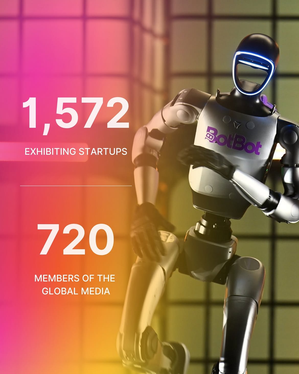 1.572 startups exhibiendo y 720 medios de comunicación